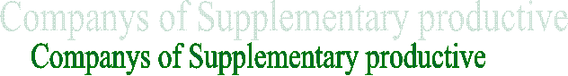 Companys of Supplementary productive
